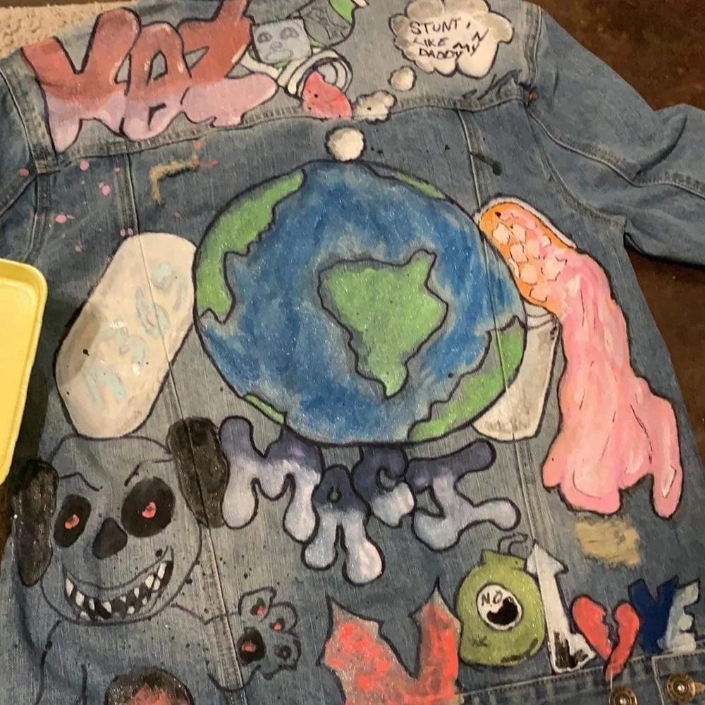 HandCrafted Jean Jacket - Picture 7 of 7